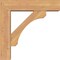 Ekena Millwork Legacy Block Smooth Bracket w/ Offset Brace, Western Red Cedar, 5 1/2"W x 20"D x 20"H BKT0604X20X20LEC05SWR - alternate 4
